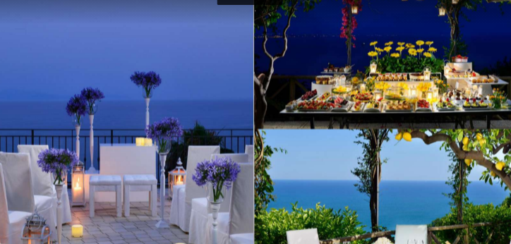 Amalfi - Luxurious hotel - collage